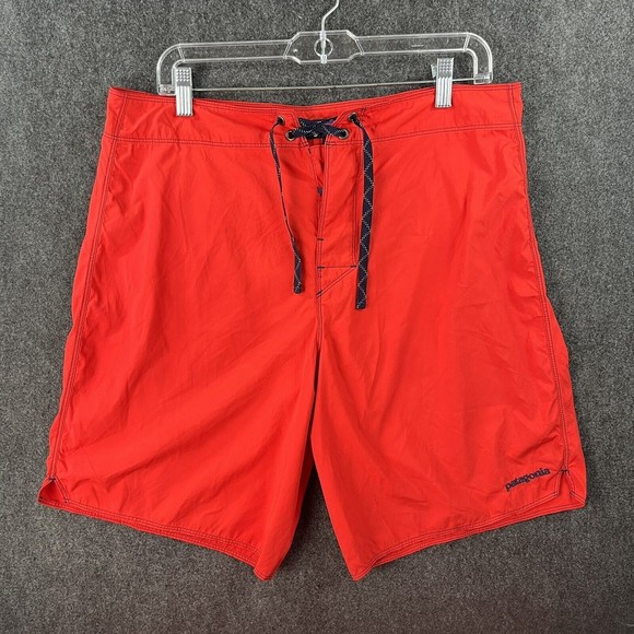 Patagonia Shorts Patagonia Board Shorts Red Mid Rise Swim Trunks